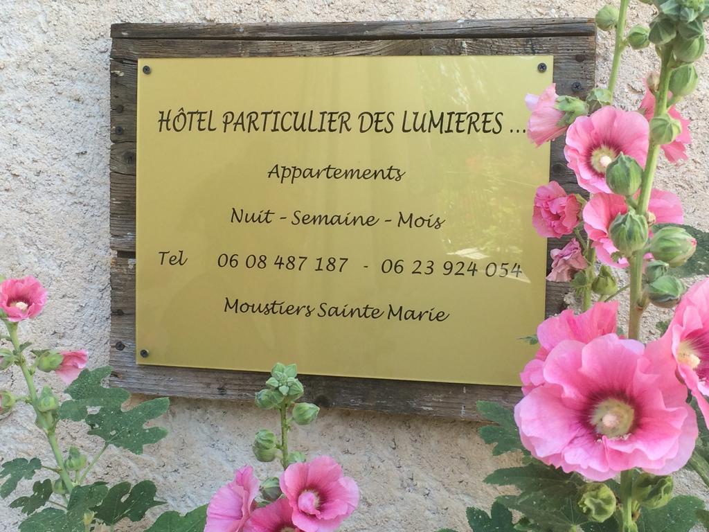 Hôtel Particulier des Lumières Moustiers-Sainte-Marie Exterior foto